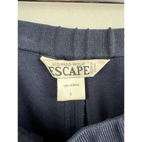 Women’s Howard Wolf Escape Size Large Navy Blue Pants - Picture 3 of 4